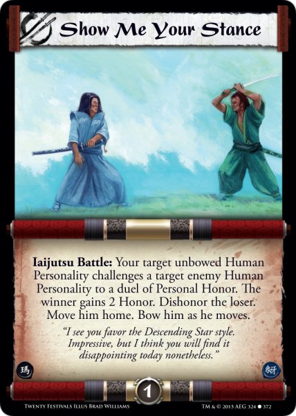 Show Me Your Stance FOIL